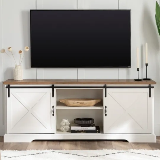 Kirkland's Home Sliding Barn Door Media Cabinet- Tv Stands & Media Consoles