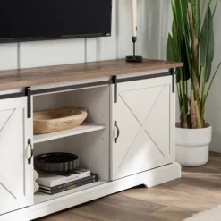 Kirkland's Home Sliding Barn Door Media Cabinet- Tv Stands & Media Consoles