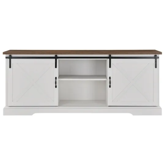 Kirkland's Home Sliding Barn Door Media Cabinet- Tv Stands & Media Consoles