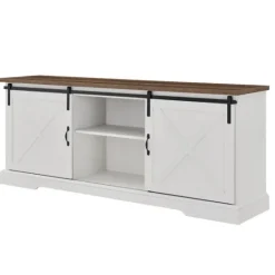 Kirkland's Home Sliding Barn Door Media Cabinet- Tv Stands & Media Consoles