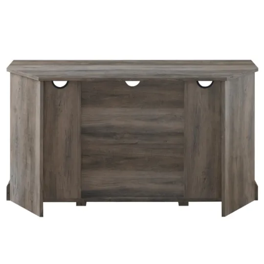 Kirkland's Home Sliding Barn Doors Corner Tv Stand- Tv Stands & Media Consoles