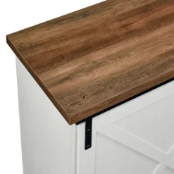Kirkland's Home Sliding Door And 3-Drawer Sideboard- Cabinets & Sideboards