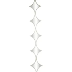 Kirkland's Home Slim Stacked Diamonds Wall Mirror- Decorative Mirrors