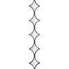 Kirkland's Home Slim Stacked Diamonds Wall Mirror- Decorative Mirrors