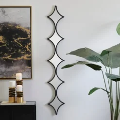 Kirkland's Home Slim Stacked Diamonds Wall Mirror- Decorative Mirrors