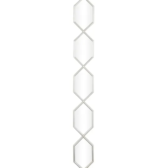 Kirkland's Home Slim Stacked Hexagons Wall Mirror- Decorative Mirrors