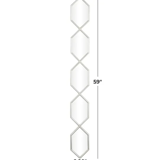 Kirkland's Home Slim Stacked Hexagons Wall Mirror- Decorative Mirrors