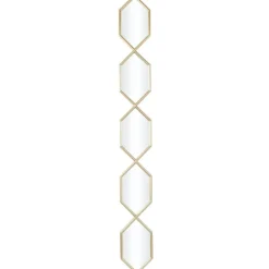 Kirkland's Home Slim Stacked Hexagons Wall Mirror- Decorative Mirrors