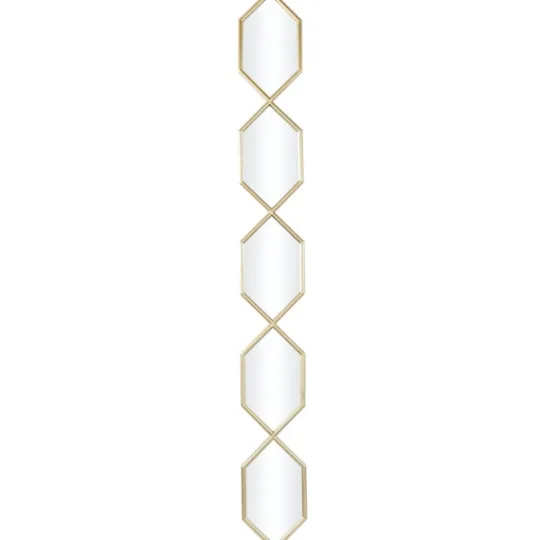 Kirkland's Home Slim Stacked Hexagons Wall Mirror- Decorative Mirrors