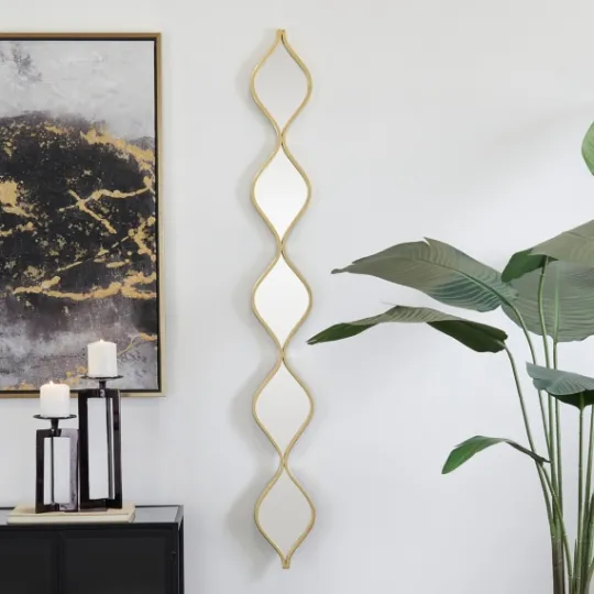 Kirkland's Home Slim Stacked Teardrops Wall Mirror- Decorative Mirrors