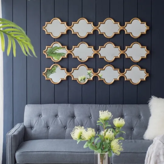 Kirkland's Home Slim Stacked Trellis Wall Mirror- Decorative Mirrors