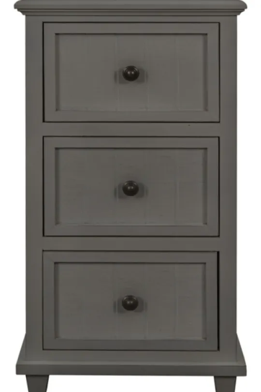 Kirkland's Home Slim Wooden 3-Drawer Side Table- Accent & End Tables