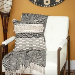 Kirkland's Home Sloane Shaggy Knotted Throw Pillow- Pillows