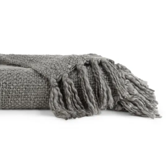 Kirkland's Home Slubbed Yarn Throw- Blankets & Throws