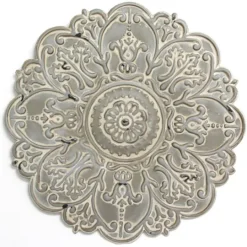 Kirkland's Home Small Metal Medallion Wall Plaque- Wall Plaques