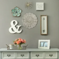 Kirkland's Home Small Metal Medallion Wall Plaque- Wall Plaques