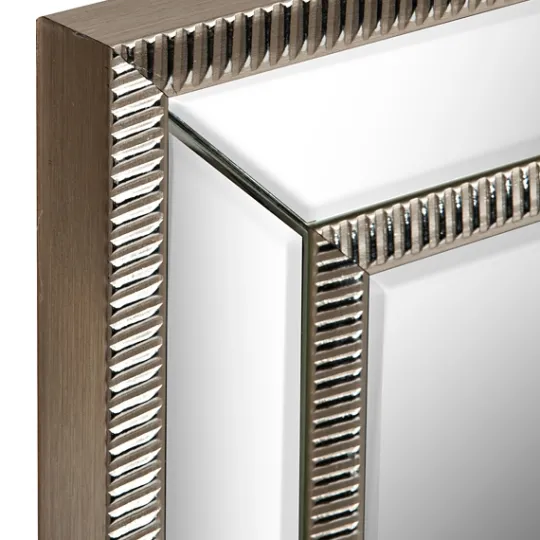 Kirkland's Home Small Silver Luxe Mirror, 29.5X35.5 In.- Decorative Mirrors