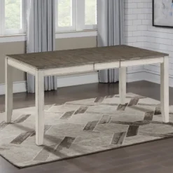 Kirkland's Home Smoked Alabaster And Honey Wood Dining Table- Dining Tables