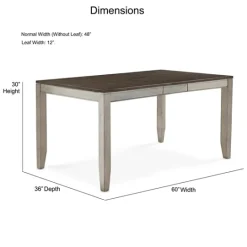 Kirkland's Home Smoked Alabaster And Honey Wood Dining Table- Dining Tables