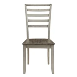 Kirkland's Home Smoked Alabaster And Honey Wood 7-Pc. Dining Set- Dining Sets