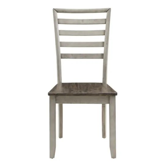 Kirkland's Home Smoked Alabaster And Honey Wood 7-Pc. Dining Set- Dining Sets