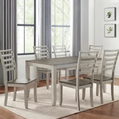 Kirkland's Home Smoked Honey And Alabaster Dining Chairs, Set Of 2- Dining Chairs