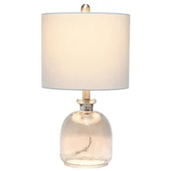 Kirkland's Home Smokey Hammered Glass Shade Table Lamp- Table Lamps