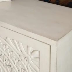 Kirkland's Home Smokey Resin Medallion Door Cabinet- Cabinets & Sideboards