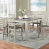 Kirkland's Home Smoky Alabaster Wooden 7-Pc. Dining Set- Dining Tables