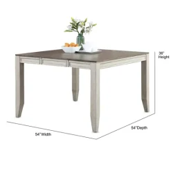Kirkland's Home Smoky Alabaster Wooden 7-Pc. Dining Set- Dining Tables