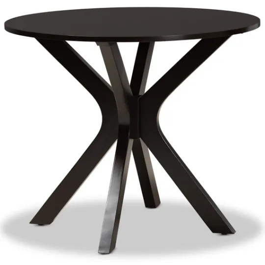 Kirkland's Home Smoky Gray Upholstered Swoop Back 5-Pc. Dining Set- Dining Tables