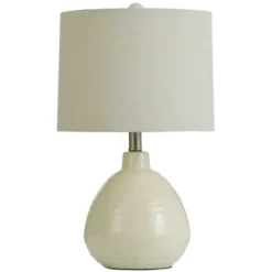 Kirkland's Home Smooth Ceramic Table Lamp- Table Lamps