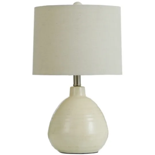Kirkland's Home Smooth Ceramic Table Lamp- Table Lamps