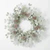Kirkland's Home Snow Dusted Eucalyptus And Pinecone Wreath- Wreaths