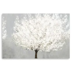 Kirkland's Home Snow Kissed Blossoms Giclee Canvas Art Print- Canvas Art