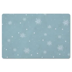 Kirkland's Home Snowflakes Christmas Kitchen Mat- Kitchen & Floor Mats