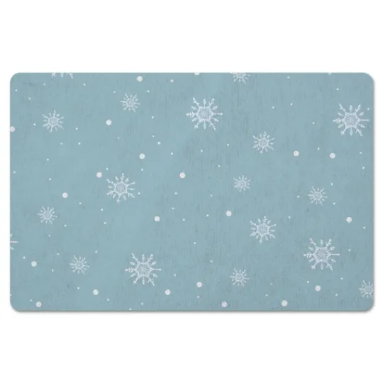 Kirkland's Home Snowflakes Christmas Kitchen Mat- Kitchen & Floor Mats