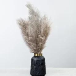 Kirkland's Home Snowy Pampas Christmas Floral Arrangement- Arrangements & Greenery