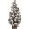 Kirkland's Home Snowy Pine Burlap Sack Base Tree, 24 In.- Trees & Topiaries
