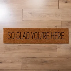 Kirkland's Home So Glad You'Re Here Coir Doormat- Doormats