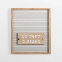 Kirkland's Home So Very Blessed Wall Plaque- Wall Quotes & Signs