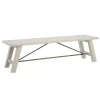 Kirkland's Home Sofia Wooden Dining Bench With Metal Bars- Dining Chairs