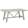 Kirkland's Home Sofia Wooden Dining Table With Metal Bars- Dining Tables
