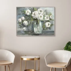 Kirkland's Home Soft Blooms Still Life Framed Wall Art- Framed Art