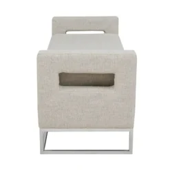 Kirkland's Home Soft Storage Bench With Open Sides- Benches & Ottomans