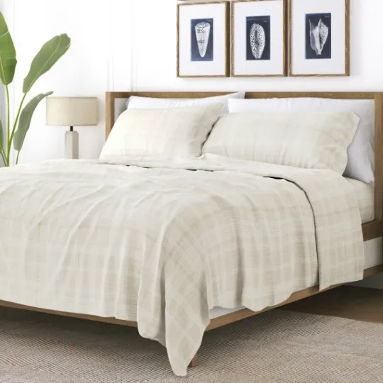 Kirkland's Home Soft Thatch 3-Pc. Twin Sheet Set- Bed Sheets