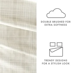 Kirkland's Home Soft Thatch 3-Pc. Twin Sheet Set- Bed Sheets