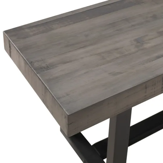 Kirkland's Home Solid Wood Two-Tone Dining Bench- Dining Chairs