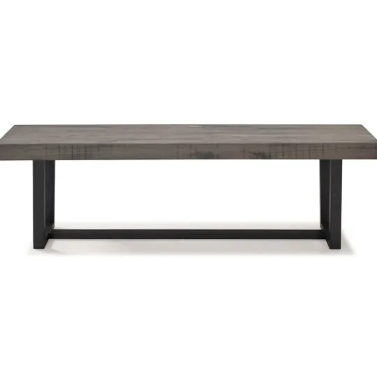 Kirkland's Home Solid Wood Two-Tone Dining Bench- Dining Chairs