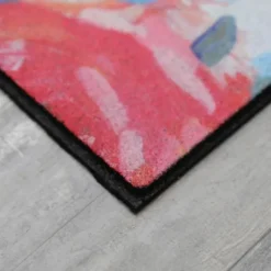 Kirkland's Home Soulful Floral Hello Rubber Doormat- Doormats